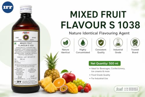 Image of IFF, Mixed Fruit S1038M Flavour , Artificial Flavouring Agent - 500 ML