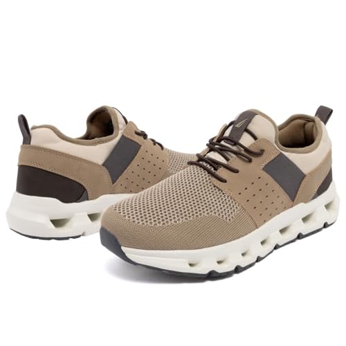 Image of Nautica Mens Running Sneakers Sport Fashion Lace-Up Athletic Soft Shoes for Gym Tennis Men - Cushioned, Breathable, Lightweight & Comfortable