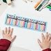 VICASKY Chinese Abacus for Kids Math - 17-Column 5-Beads Mental Arithmetic Calculating Tool for Students - Educational Number Counting Toy for Classroom and Home