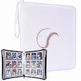 DRZERUI Carrying Case Compatible with Baseball Trading Cards, Sport Cards Collectors Album with 30 Premium 9-Pocket Pages, Holds Up to 540 Cards