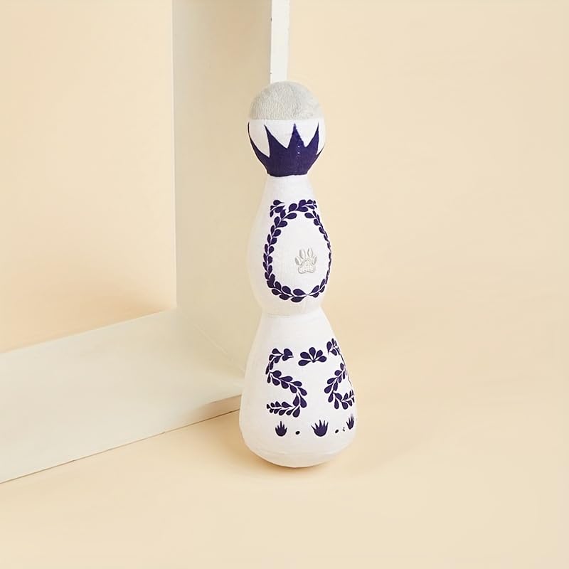 Jouet interactif en Peluche couineur for Chien, 1 pièce – Jouet à mâcher for Animaux de Compagnie en Peluche Durable, Design Unique en Vase en Porcelaine