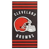 Northwest NFL Cleveland Browns Beach Towel, 30" x 60", Stripes