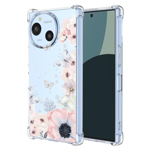 MUTOUREN �Ή� AQUOS Sense10 / AQUOS Sense9 �P�[�X SH-53E / SH-53F / SHG14 / SH-M29 / SH-M33 �V���[�v �A�N�I�X Sense10 / Sense9 �g�уJ�o�[ ���� TPU �o