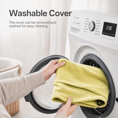 Image of Sunolga Door Draft Stopper, Removable Washable Cover, 38 inch, Yellow