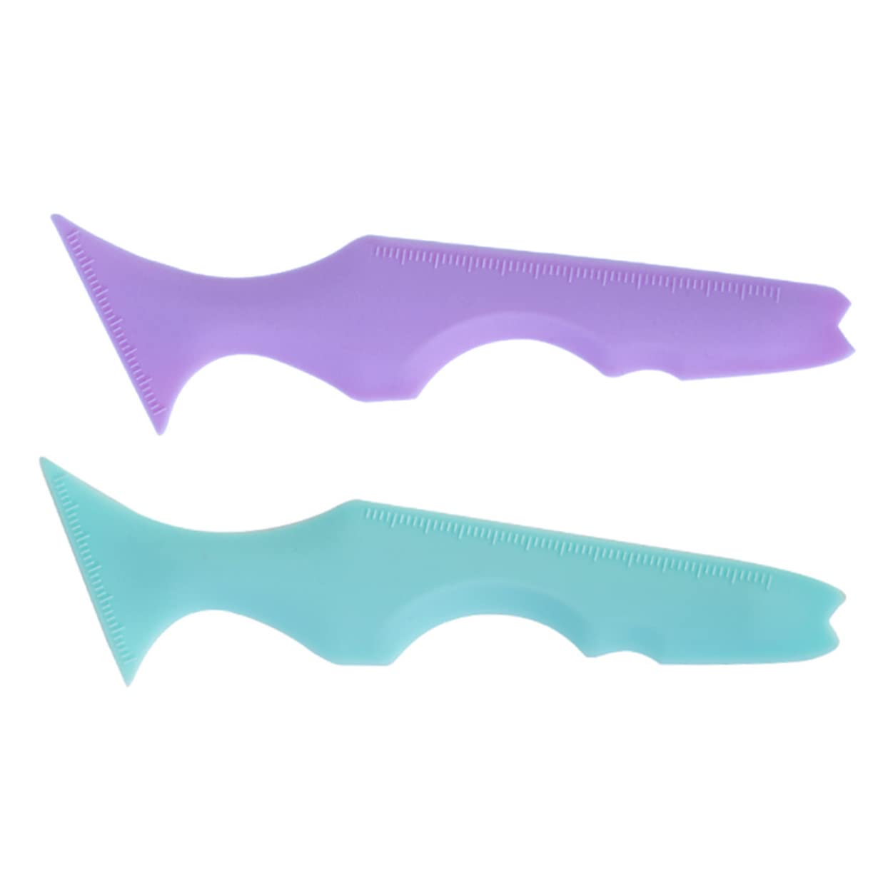 DOITOOL 6pezzi Stencil Per Eyeliner in Silicone Riusabile Per Makeup Strumento Per Ombretto e Eyeliner Design e Facile Usare Colori Blu