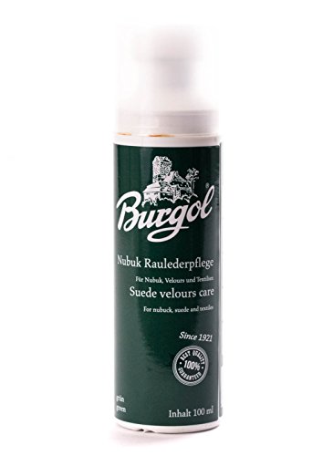Burgol Nubuk- Wildlederpflege 100 ml Flasche mit Schwammaufträger: Farbe: Grün