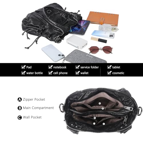 Image of Angel Kiss Hobo Bags for Women Fashion Shoulder Bag Ladies Purses and Handbags Roomy Tote Bags Purse with Crossbody Strap