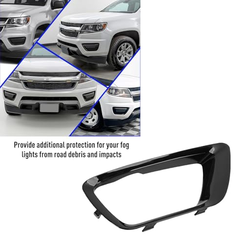 Akozon cubierta de aro para lámpara antiniebla frontal negra resistente a golpes para protección de automóvil (Izquierda FL3Z16491DA) miniatura 2
