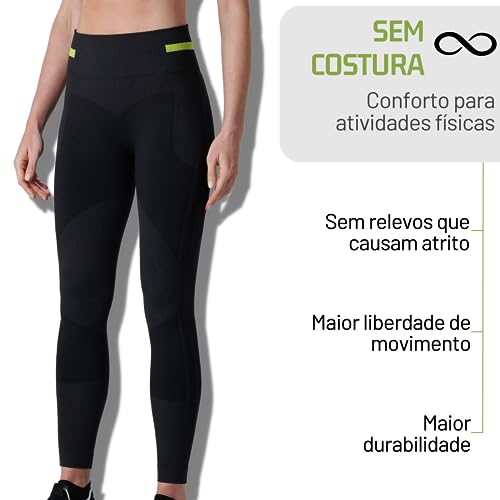 Calça Legging Lupo Mescla Sem Costura Cintura Alta Fitness Adulto Feminino | Grafite Cinza | G