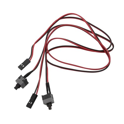 Interruptor de encendido PC de 50cm para reparar botón de reiniciar ordenador que no responde 2