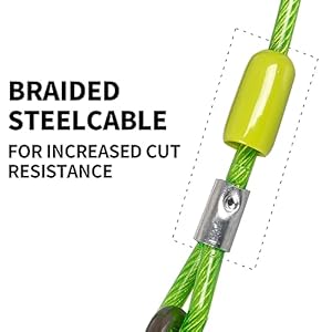 Dog tie out cable 102025305070100 feet suitable for dogs up to 350 pounds dog cable with swivel buckle lightweight non winding for outdoor camping yard dog cable   cucciolini doodles
