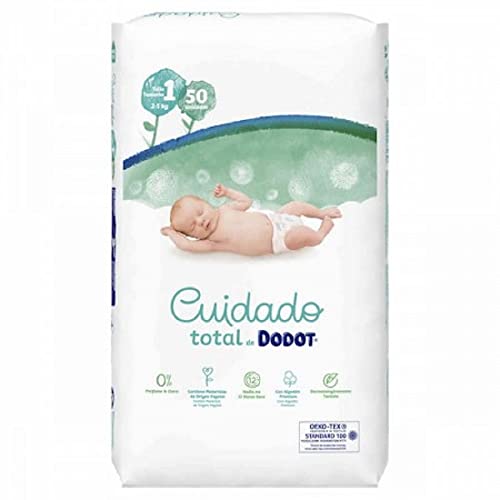 Dodot Cuidado Total Pañales Talla , 36 Pañales, , Suave Protección De La Piel, Con Materiales De Origen Vegetal