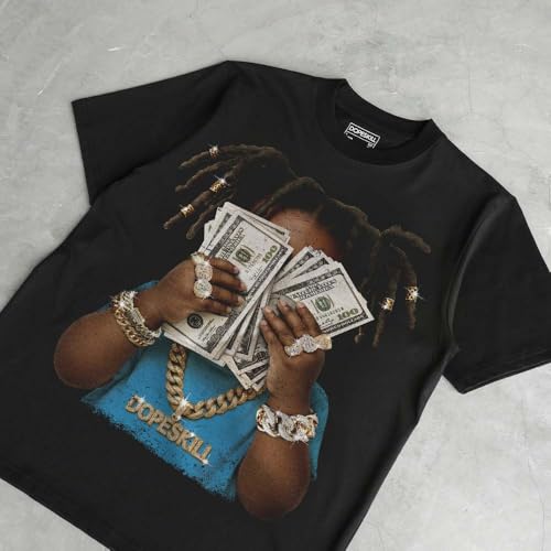 Image of DopeSkill Graphic Tee Streetwear Hip Hop Hypebeast Street Style Unisex T-Shirt Sneaker Colour Matching Shirts Swag Y2K Style