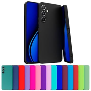 Capa Capinha Case Compatível Samsung Galaxy M15 Silicone Aveludada Com Proteção De Câmera (PRETO)