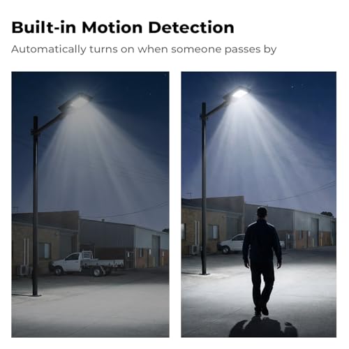 Image of Lifelong 100 W Solar Light for Outdoor Garden | 6000 mAh Waterproof Wall Light with Remote | Street Light with 1200 Lumens | Motion Sensor | Energy Saving for Home| Ideal for Gate, Yard & Pillar etc