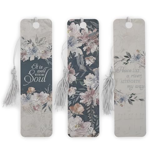 Christian Art Gifts Inspirational 3 Piece Paper Cardstock Bookmark Set