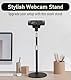 TomGear B15 All-Metall-Webcam-/Handy-Schreibtischständer, 360°-Schwenkhalter für Webcam C960 C930e C930 C920 C920S C922x C922 Brio 4K C925e C615 und andere Geräte mit 1/4-Gewinde