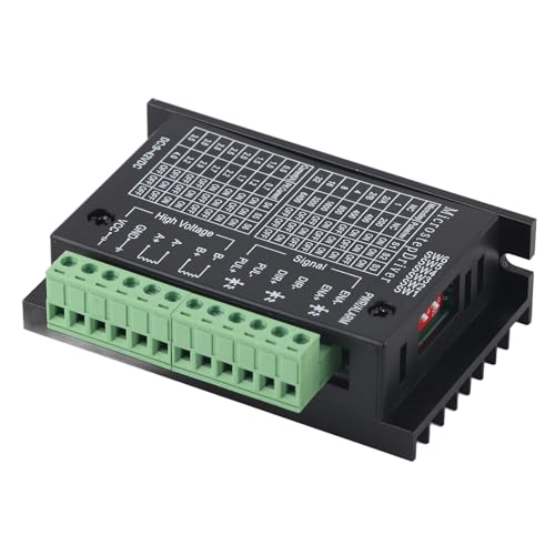 Haofy TB6600 Stepper Motor Driver 4.0A 42VDC with 32 Microstep Resolution for NEMA 17/23/34 CNC Controller for 3D Printer, Engraving Machine, Industrial Automation