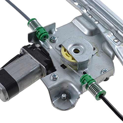 Image of TRQ Front Right Power Window Regulator & Motor Assembly Passenger Side Compatible with 2000-2002 Jaguar S-Type Lincoln LS