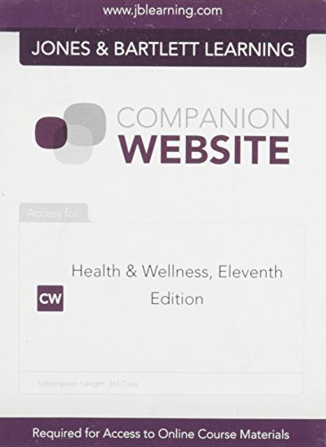 Companion Website for Health & Wellness, Eleventh Edition
