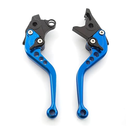 Levier d'embrayage frein BMW F800R F800S F650GS F700GS CNC court bleu 147mm
