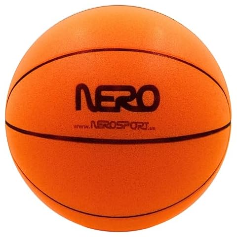 Ninja Silent Basketball- Soft Foam Indoor Basketball Size 3 (7 inches) | Soundless Basketball for Quiet Dribbling and Indoor Training (Ball in Bag) Cover