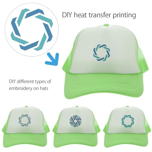 Casquette de baseball en maille polyester sublimable et légère pour le soleil