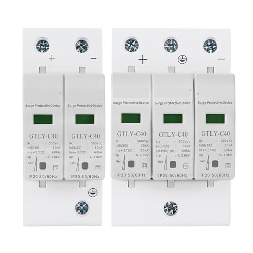DC SPD solaire 500V pour protéger votre onduleur des surtensions électriques 2P - 2