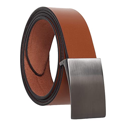 Image of USL Formal /Casual Black Tan Brown Color Genuine Leather Belts For Men (34, Black)