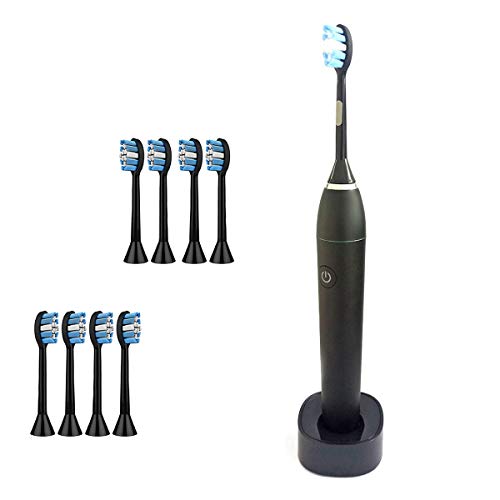 [2018 nuova versione] Salute Sonic spazzolino elettrico ricaricabile/spazzolino ricaricabile per la cura orale completa/pulire i denti profondamente/classe IPX7 impermeabile/multi-funzionale prodotti
