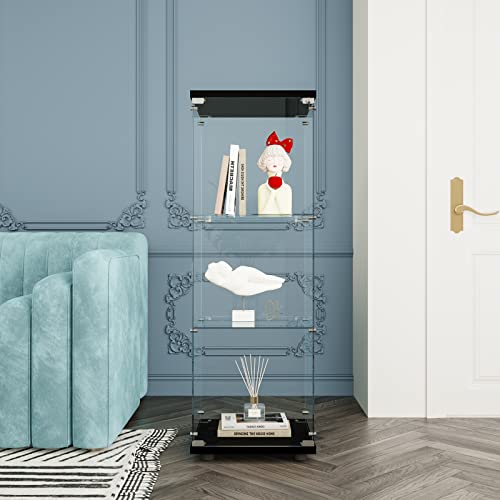 Flymuhjia Storage Glass Wine Cabinet Display Lockable Storage Cabinet Rack Tool Chests Bedroom Tall Cabinets With Doors And Shelve Shoes Living Room Locking Liquor Cabinet (Nt-B)¡­… #TOP8