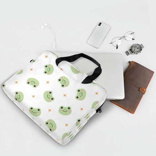 Bolso para laptop senya con diseño de rana verde miniatura 7