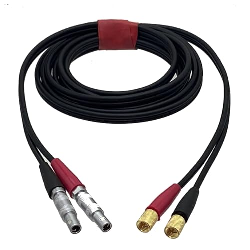 Câble double FFA 00S vers Microdot 1M pour détecteur de défauts ultrasoniques