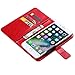 BMPNLSZ Cover for Hisense H72 Pro + 2 HD Film Protector, Screen Protector Tempered Glass - Phone case with[Cash and Card Slots] Wallet Shell for (6,75