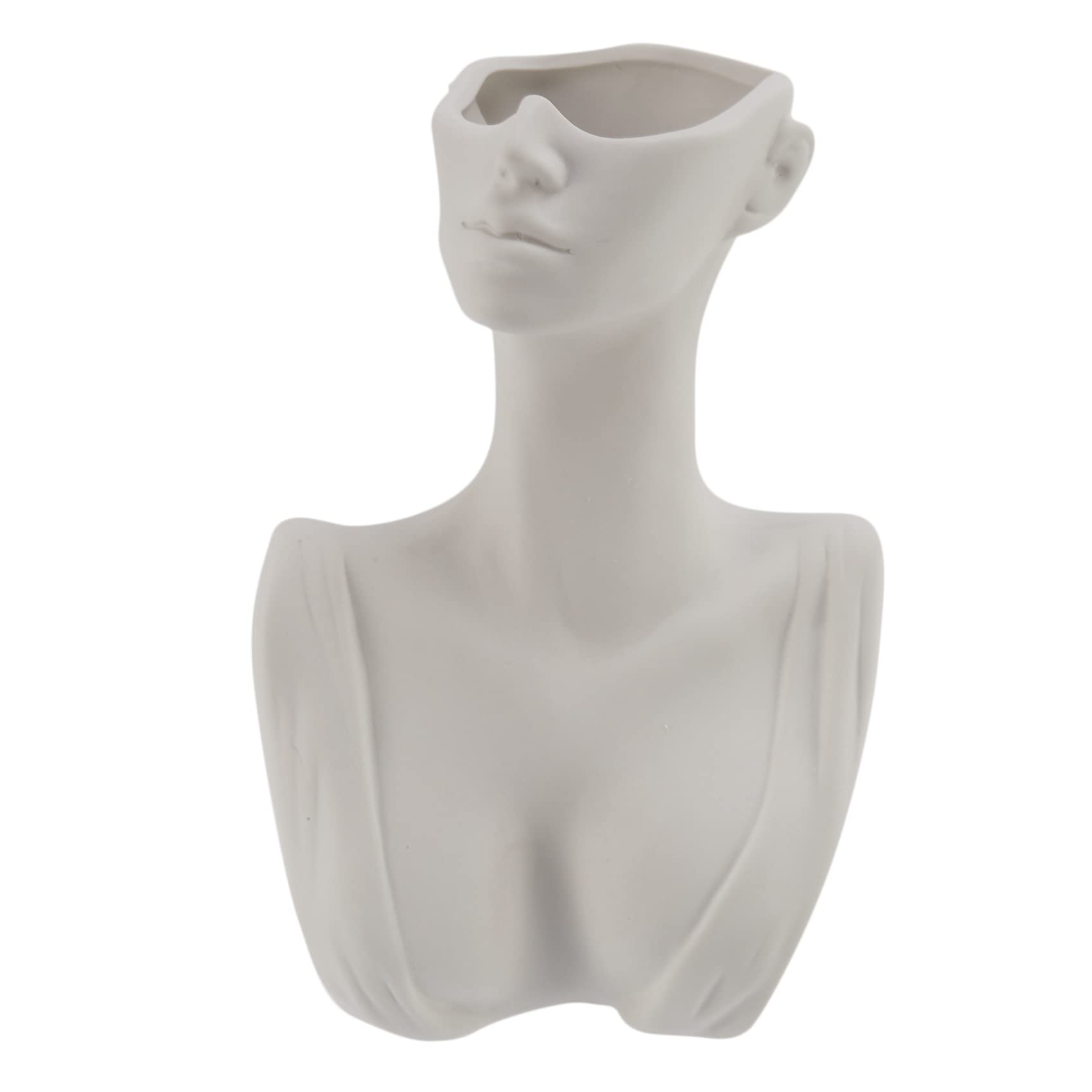 CTRLZS Human Head Face Flower Vases Portrait Vase Decorative Nordic Flower Pot Ornament Ceramics Statue Crafts Home