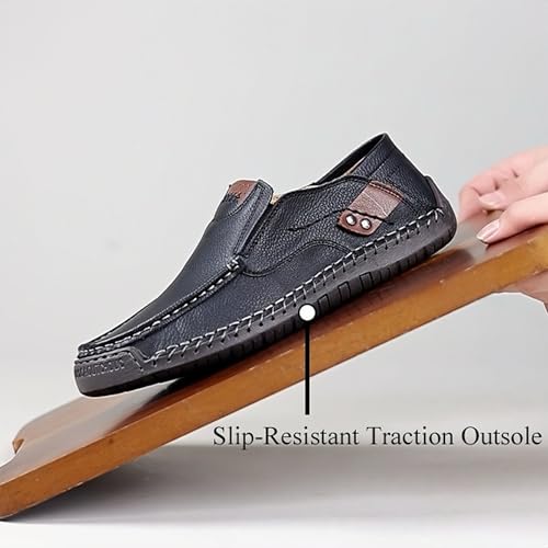 Image of Coramtty Mens Loafers Casual Slip on Shoes Business Moccasins Lightweight Refreshing Classic Slippers Walking Driving Travelling Outdoor