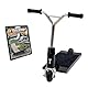TAILWHIP Finger Scooter aus Metall, Mini Roller Spielzeug für Tricks, Fördert die Handmotorik, Kompatibel mit Finger Tech Deck Skateboard, Skatepark, Finger Bike BMX, Black