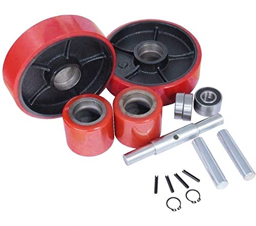 Pallet Jack Truck Wheels Replacement Kit 20mm ID Bearings 7 Pallet Jack Truck Wheels Replacement Kit 20mm ID Bearings 7