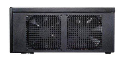 Gabinete para PC Silverstone Technology GD04B-3.0-USA Micro-ATX en Negro, con panel frontal de aluminio y puertos USB 3.0 frontales miniatura 4