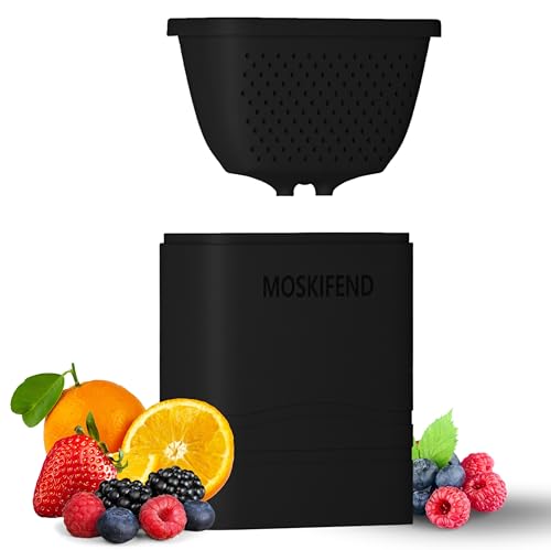 Preisvergleich Produktbild Fruchtfliegenfalle für Küche (gib Fruchtfliegen Plage Keine Chance) Fliegenfalle Obstfliegenfalle Küche designt und entwickelt in Deutschland wiederverwendbar ohne Chemie