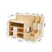 ARTIBETTER Office File Storage Rack Multi-Compartment Shelf Desk Organizer Document Holder Home Office