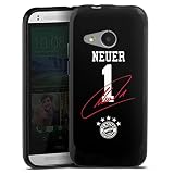 DeinDesign Coque en Silicone Compatible avec HTC One Mini 2 Étui Silicone Coque Souple FC Bayern Munich FCB Manuel Neuer