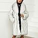 AQAYL Faux Fur Coat Women Long Fuzzy Fleece Jacket Open Front Cardigan Fur Lapel Coat Warm Winter Coats Fashion Outfits White