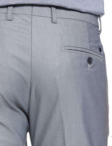 Image of Arrow Light Grey Self Design Formal Trouser (ARADOTR2727 30)