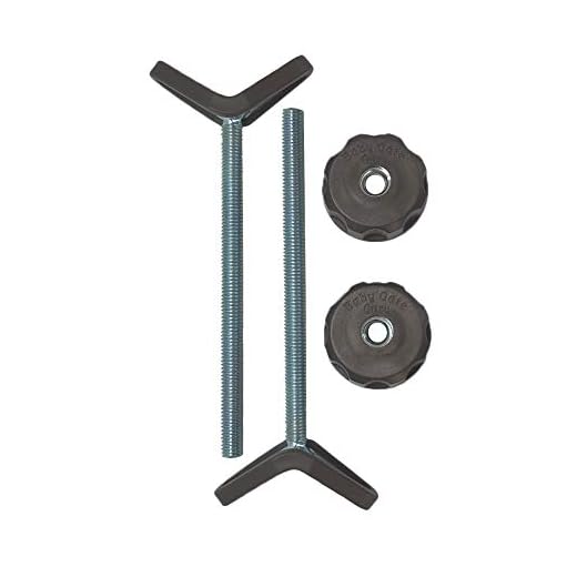 Baby Gate Guru Extra Long M8 (8mm) Stair Banister Adapter Y-Spindle Rods 2 Pack for Pressure Mounted Baby and Pet Safety Gates (8mm, Bronze)