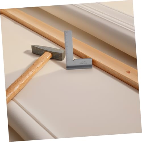 Règle carrée acier double échelle outil de mesure construction