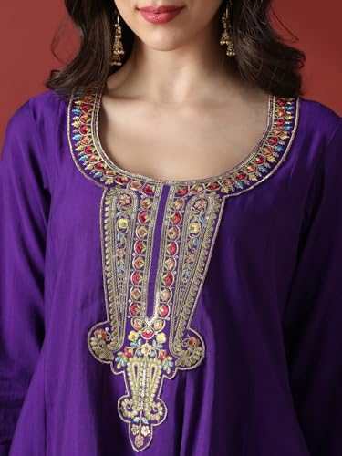 Image of Globus Women Co-ord Set (8909389016720 Purple S)