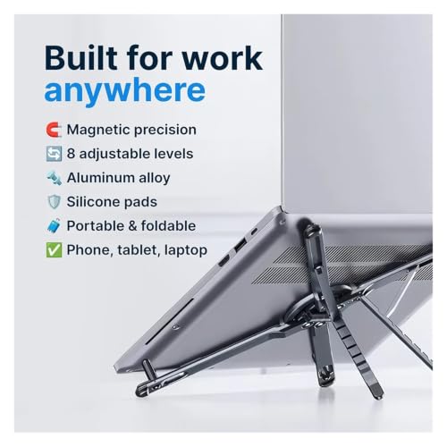 Support ventilé pour ordinateur portable pliable contre la surchauffe