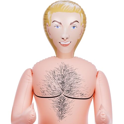 Muñeca inflable de 59 pulgadas tamaño real para fiestas miniatura 1