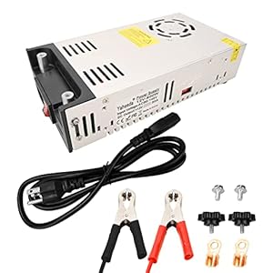 Nueva versión convertidor, 110V AC a 12V DC convertidor fuente de alimentación 12V 600W 50A DC interruptor transformador para RV, bomba, tira LED, monitor LCD